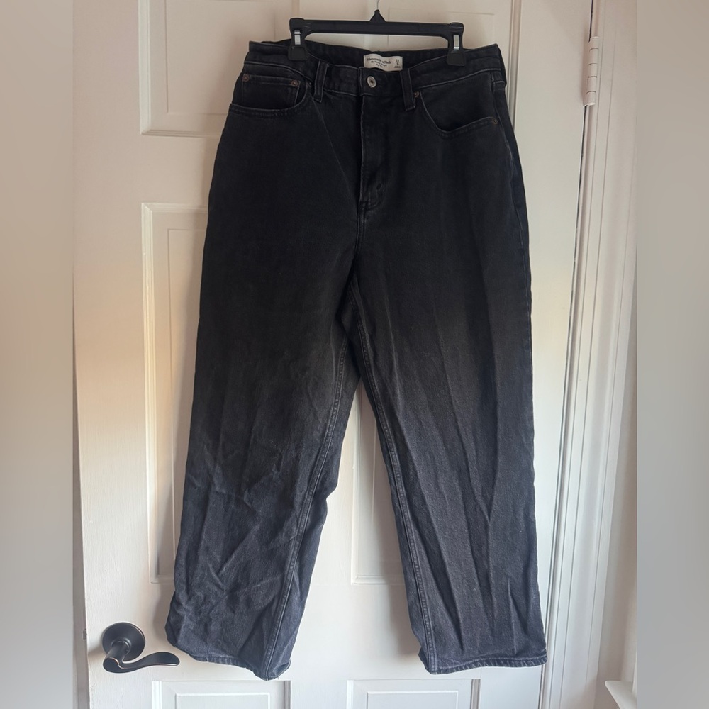 Abercrombie & Fitch High Rise Black Jeans